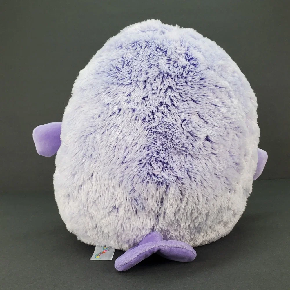 Squishmallows Fuzz-A-Mallows Lucille the Seal Purple Plush 12 inch Lavender Toy